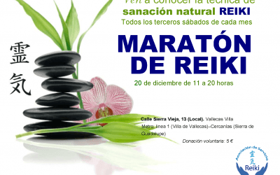 Maratón Reiki Diciembre en Madrid