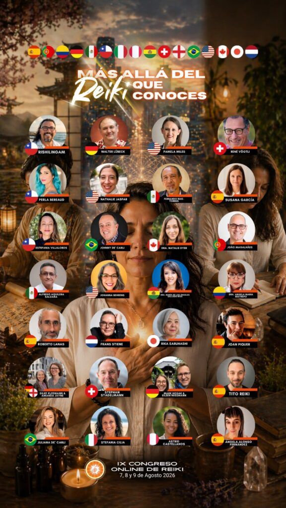 La ASR estará presente en el IX Congreso Online de Reiki Ponentes